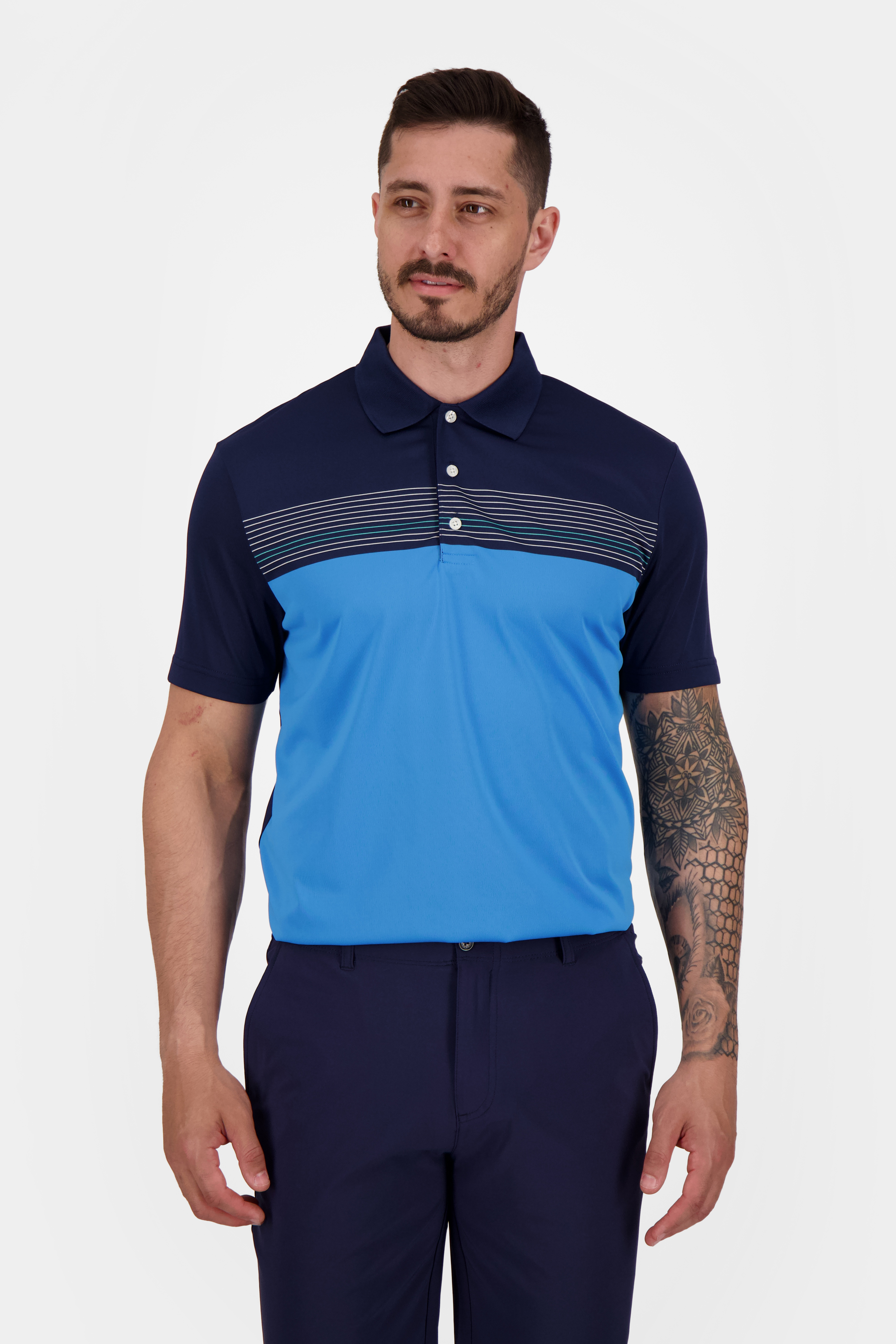 Fine Stripe Polo