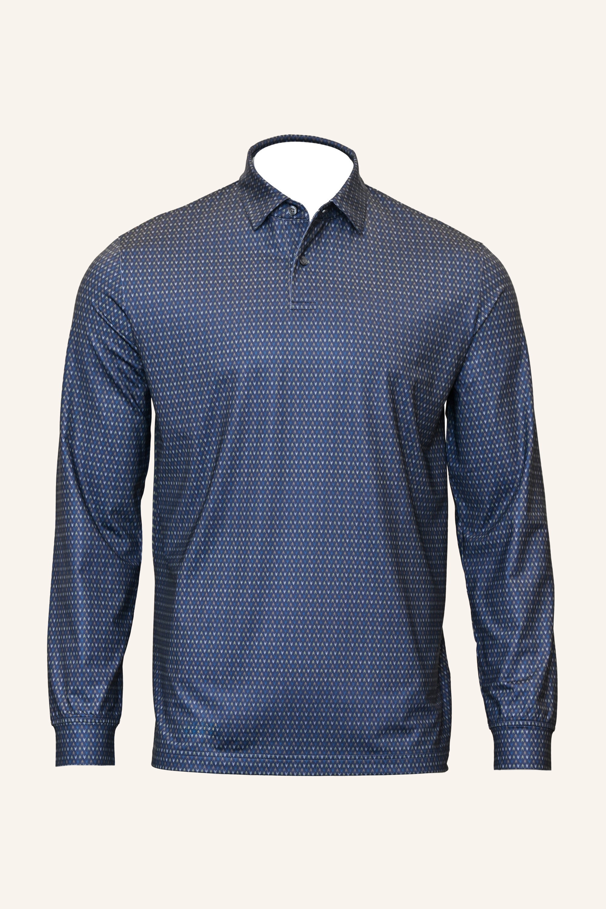 BIRDSEYE PRINT POLO