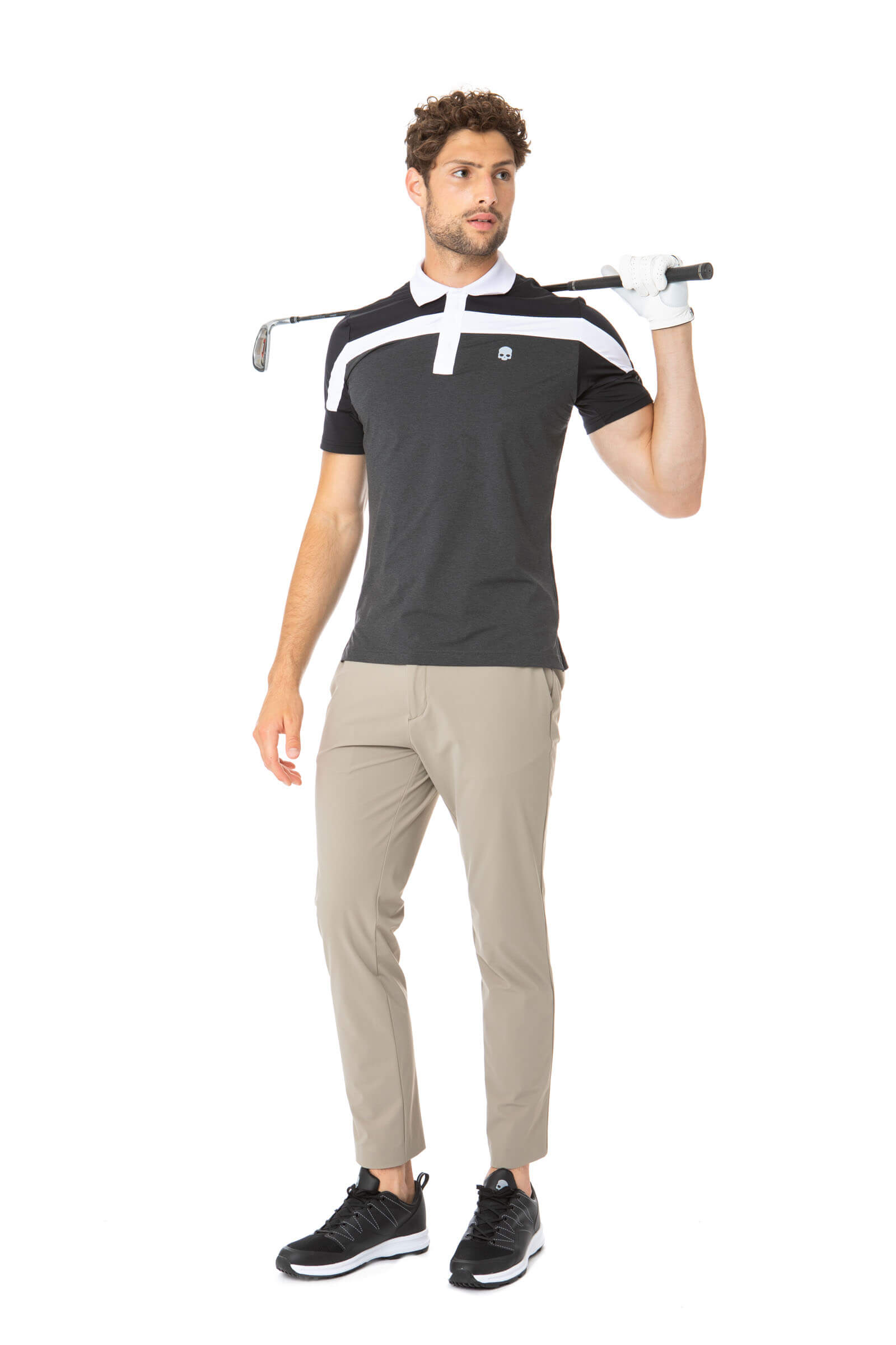 CLUB DE GOLF POLO HOMME NOIR