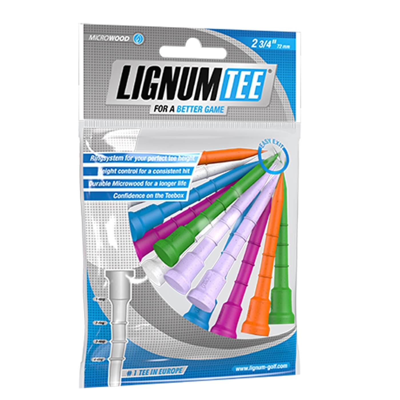 Lignum Tee 2 3/4 (72mm)