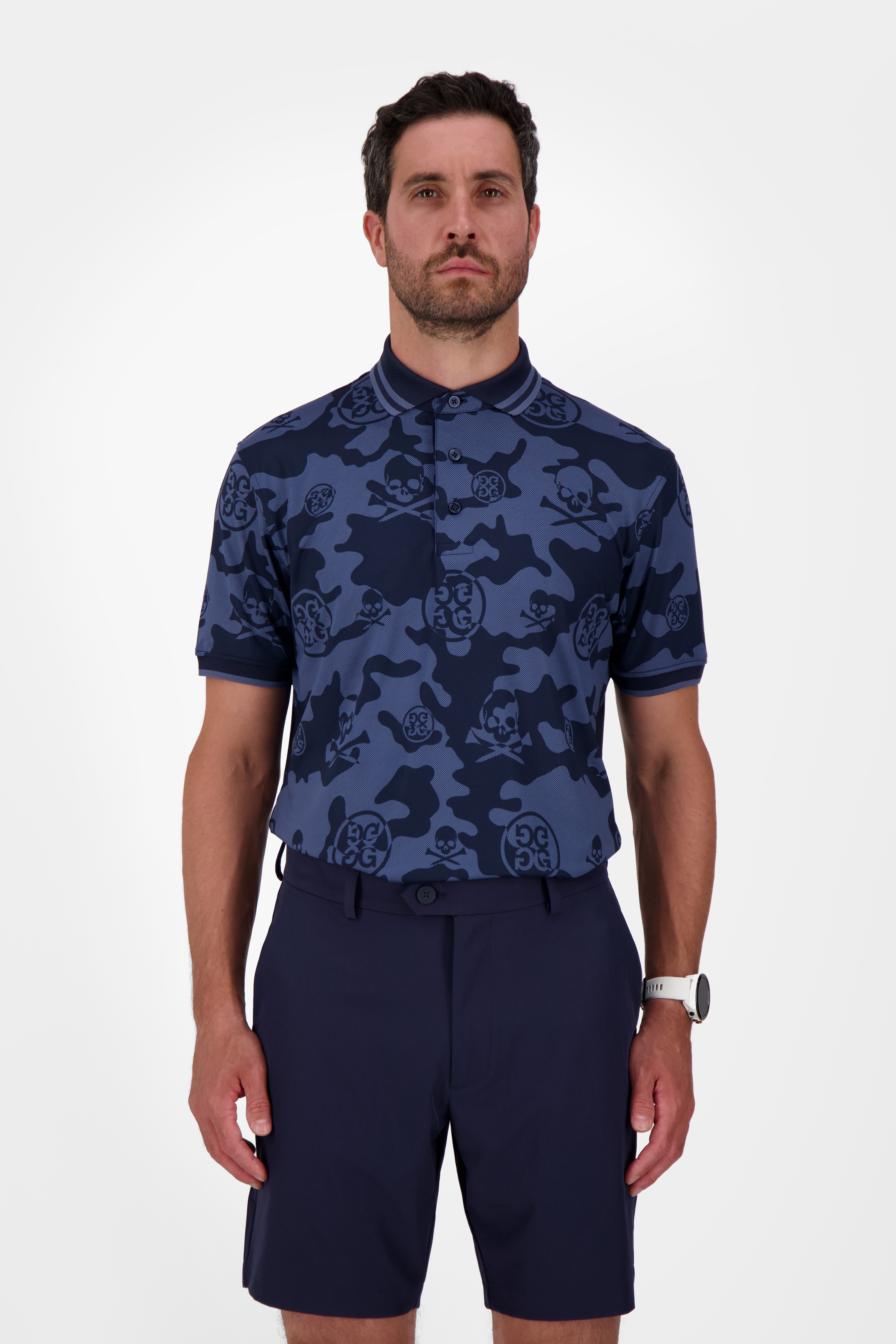 Exploded Icon Camo Jersey Polo