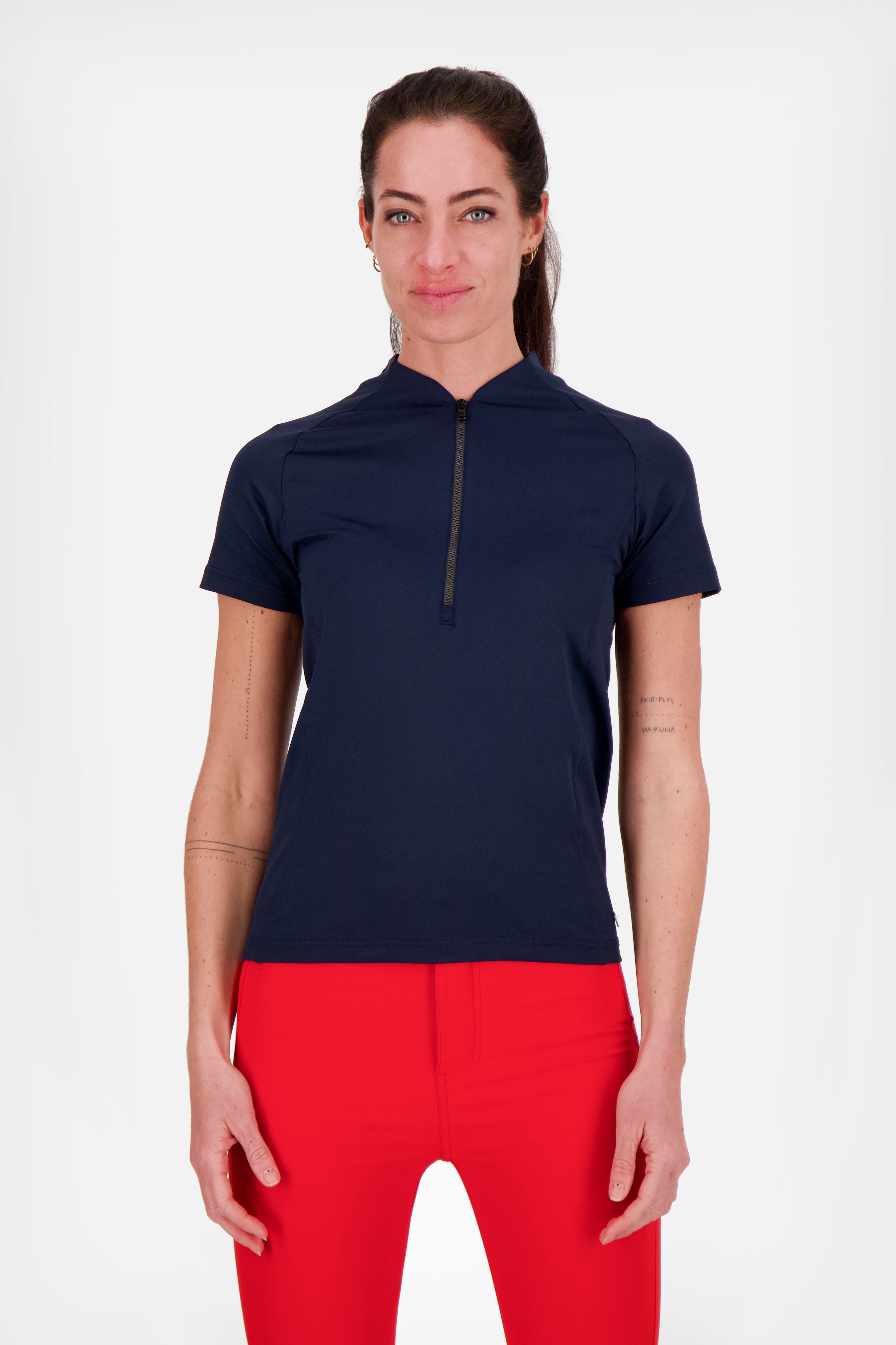 Jersey Zip Polo
