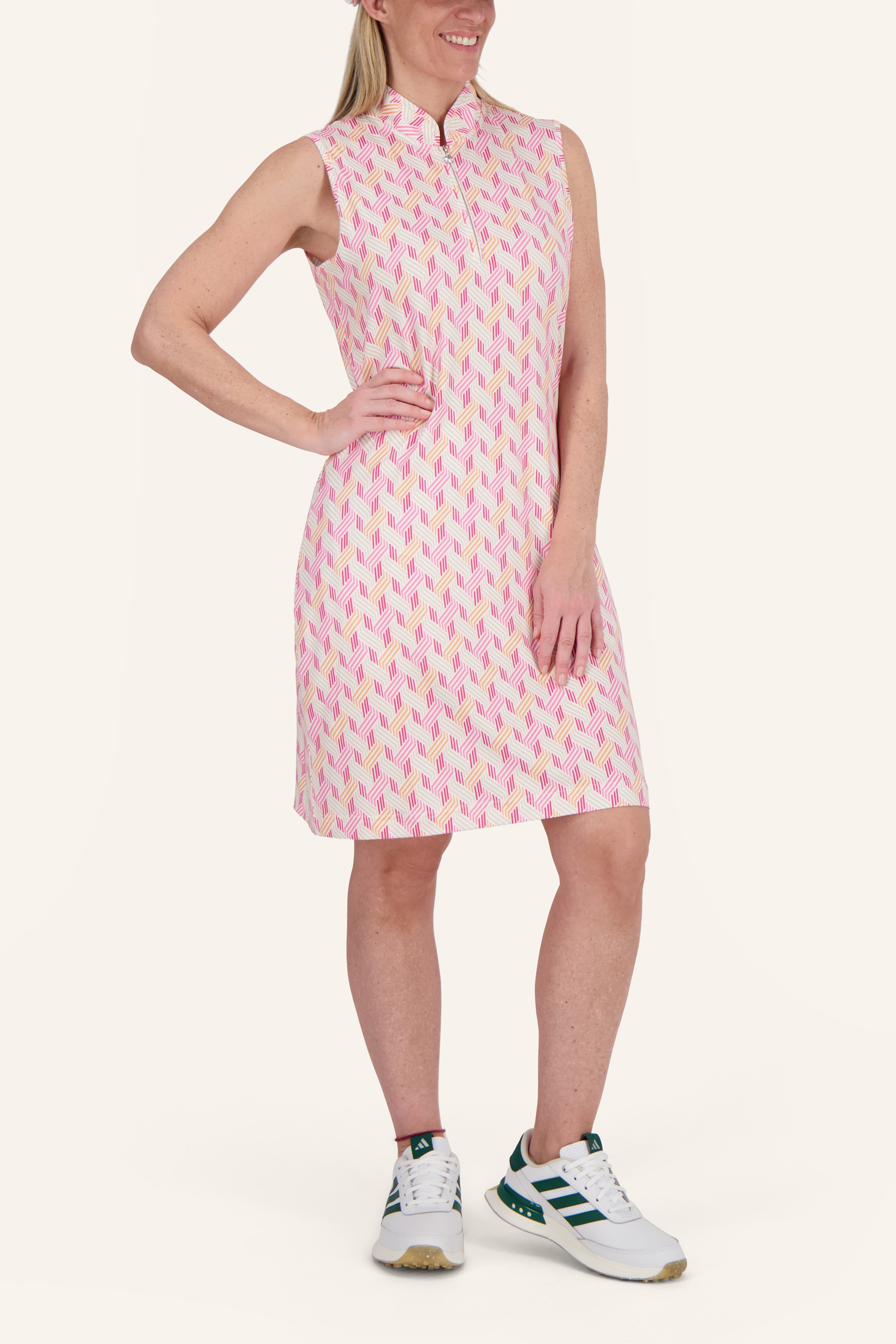 Sleeveless Dress Allover Print