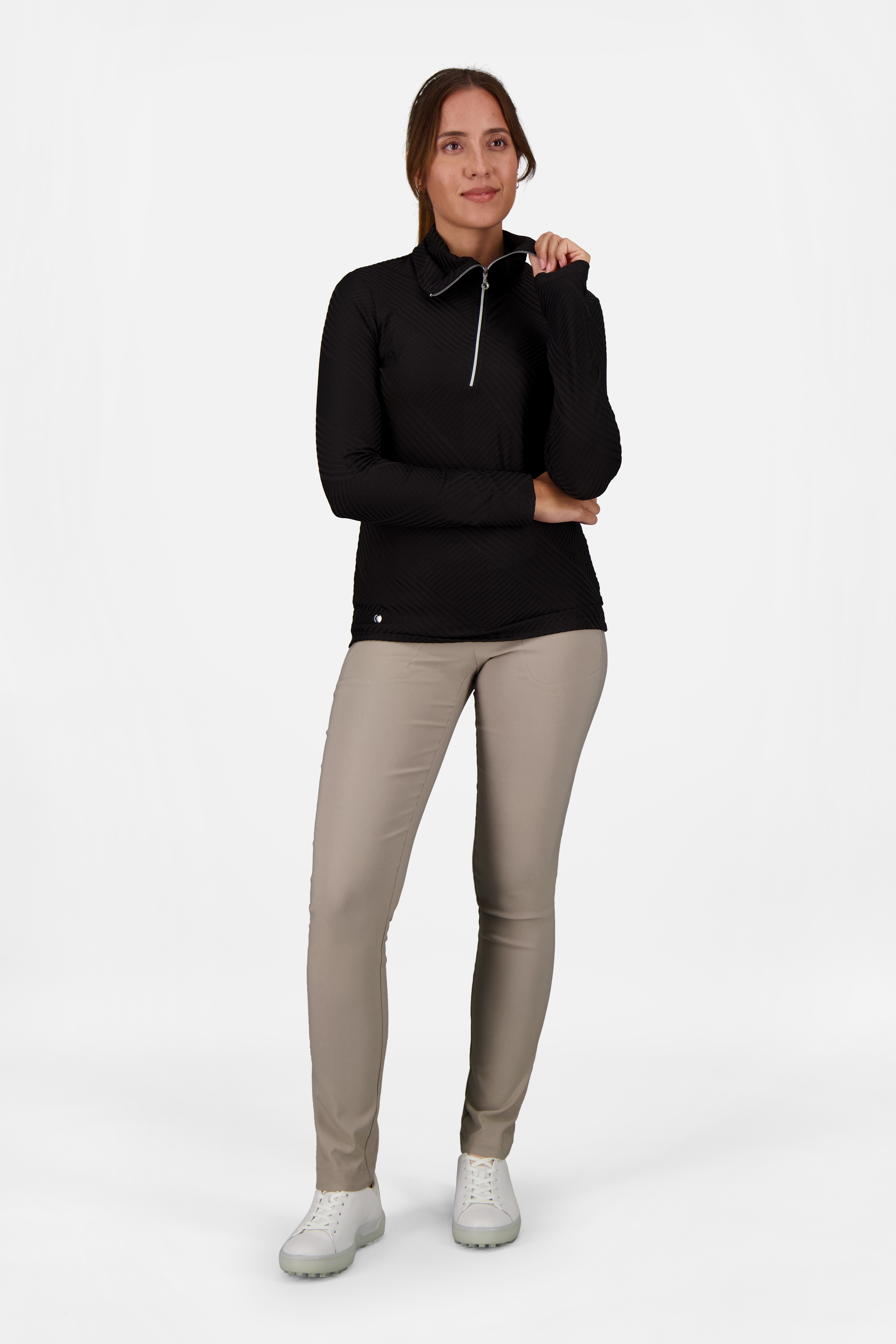 Floy LS Roll Neck Polo