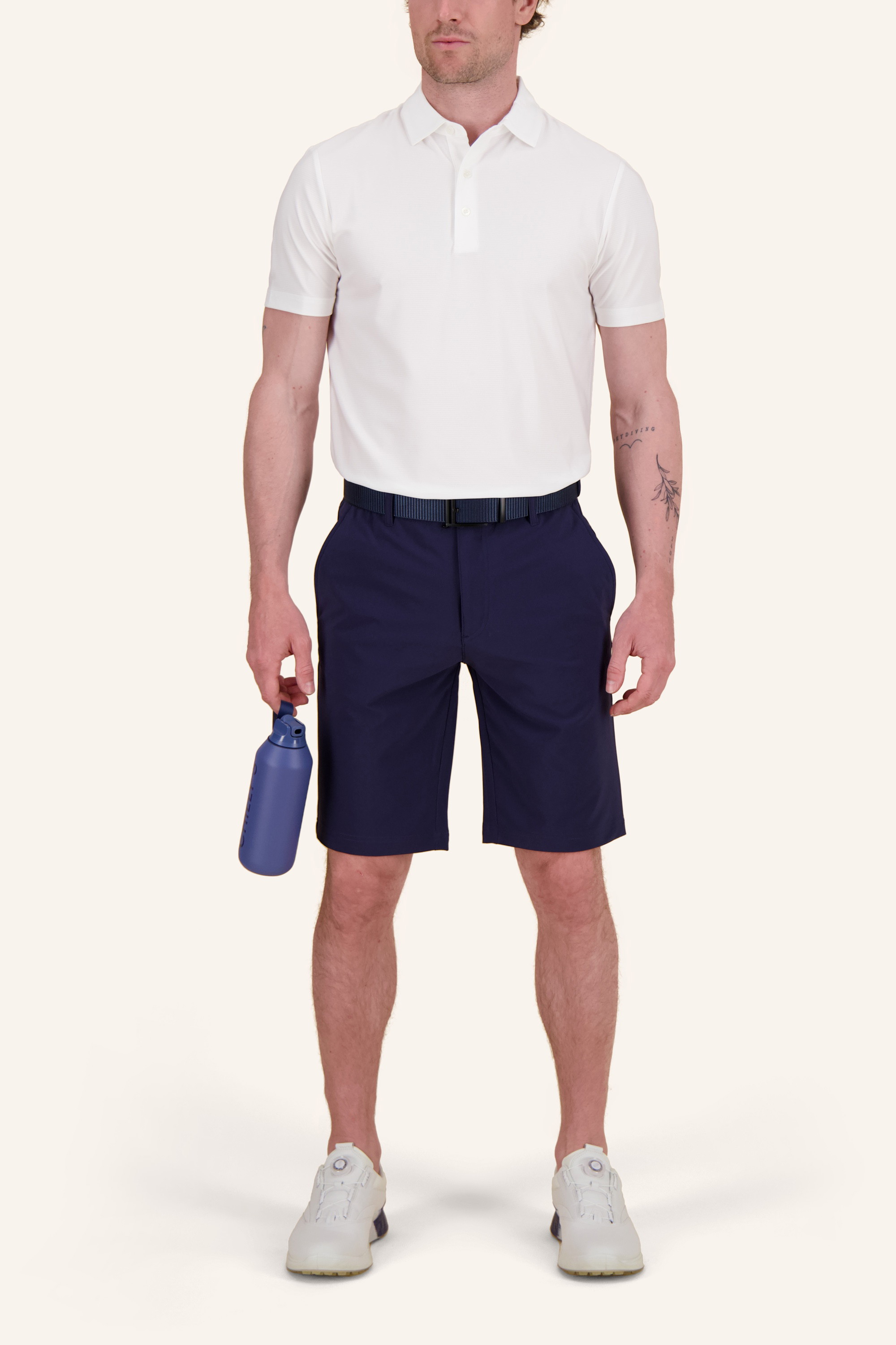 Solid Stripe Polo