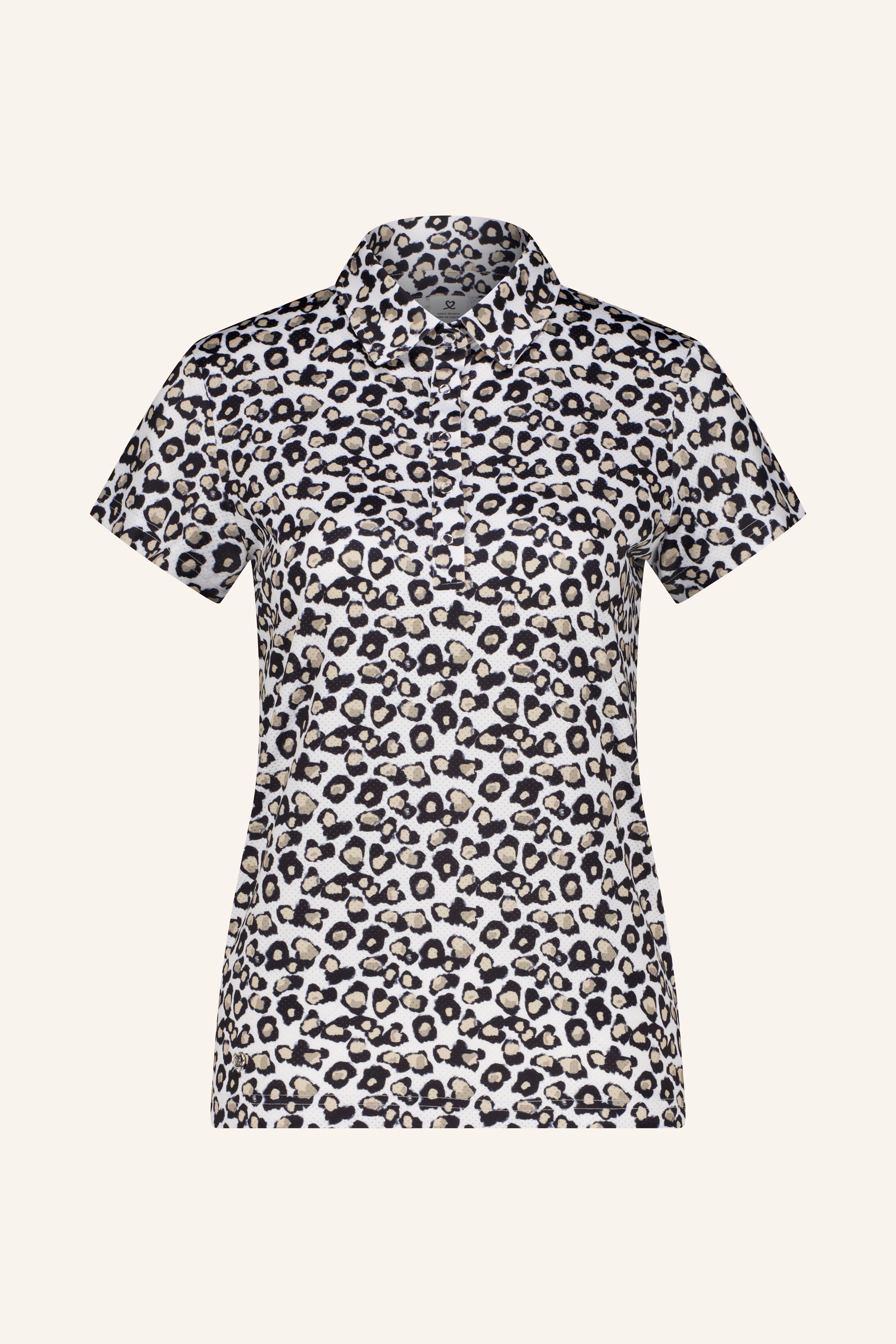 Short Sleeve Polo printed mesh