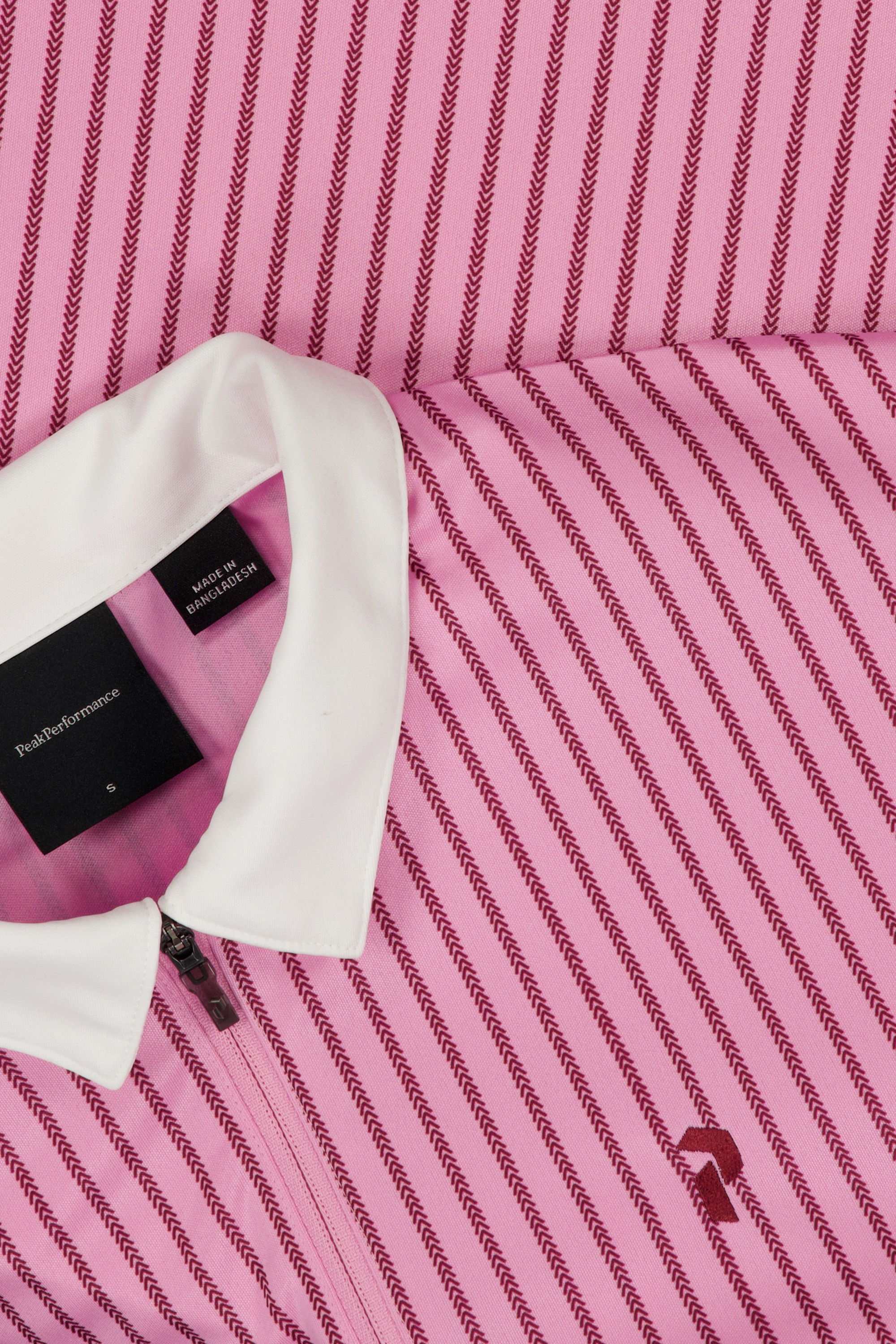 W Graphic SS Zip Polo