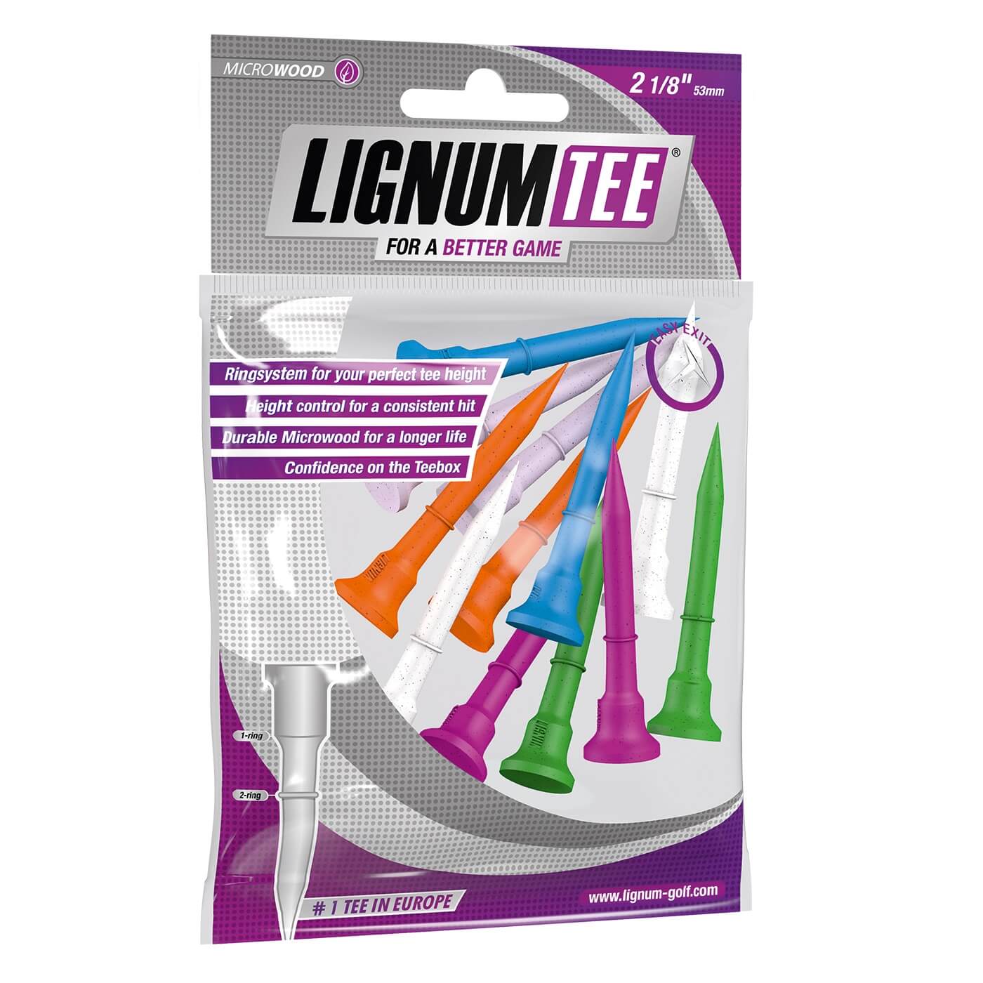 Lignum Tee 2 1/8 (53mm) Lignum Tee 2 1/8 (53mm)