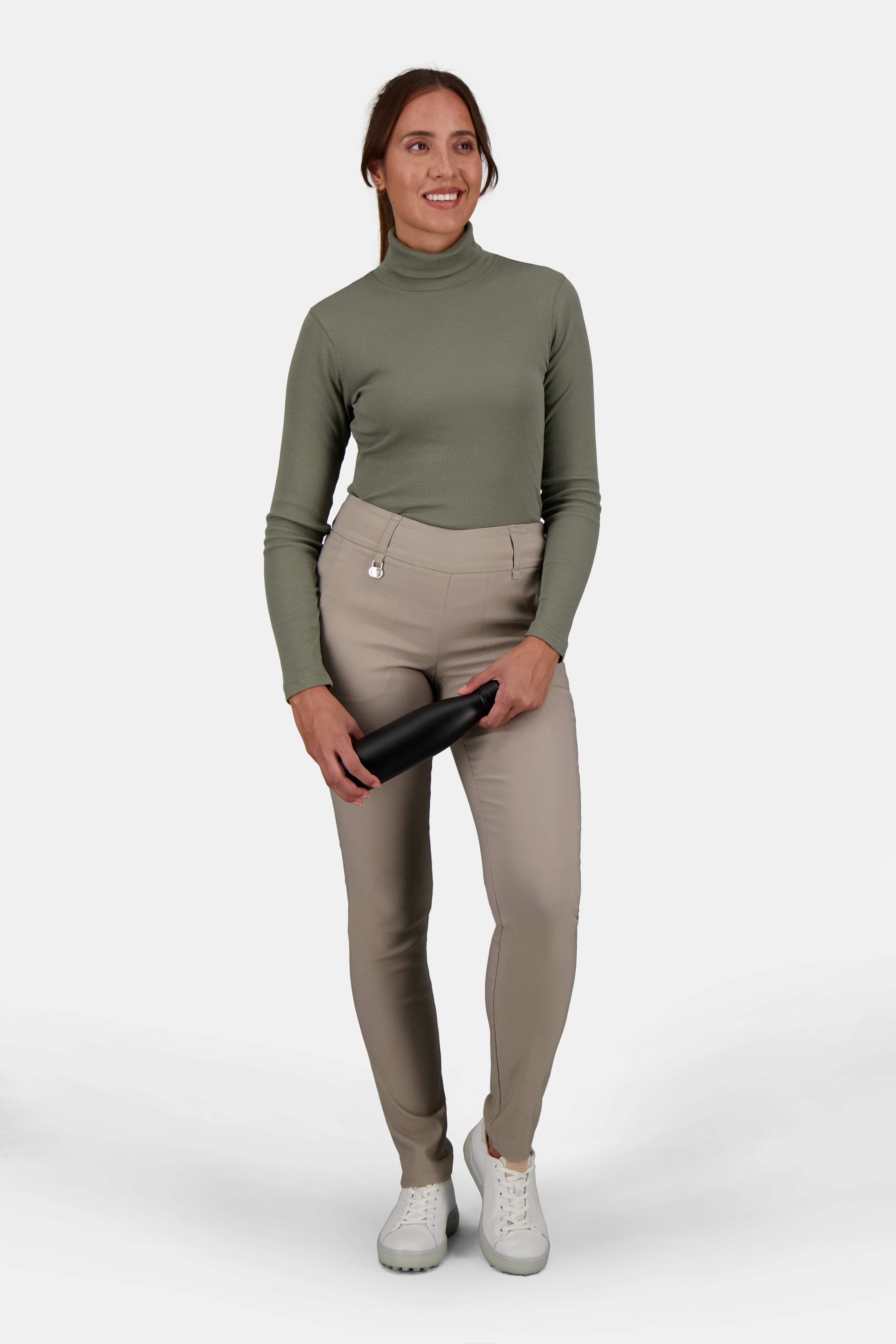 Maggie LS Roll Neck Polo