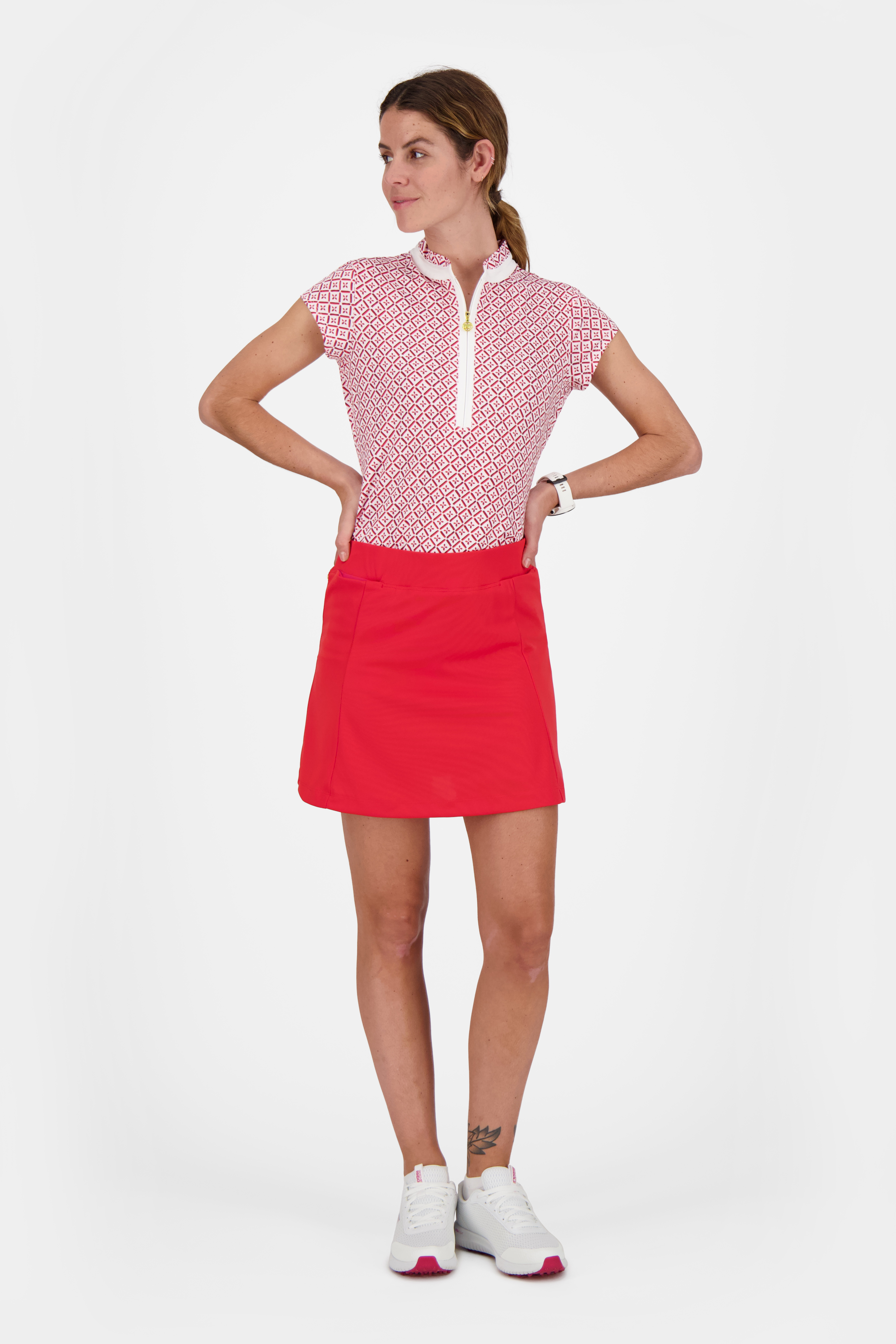 Solid Skort