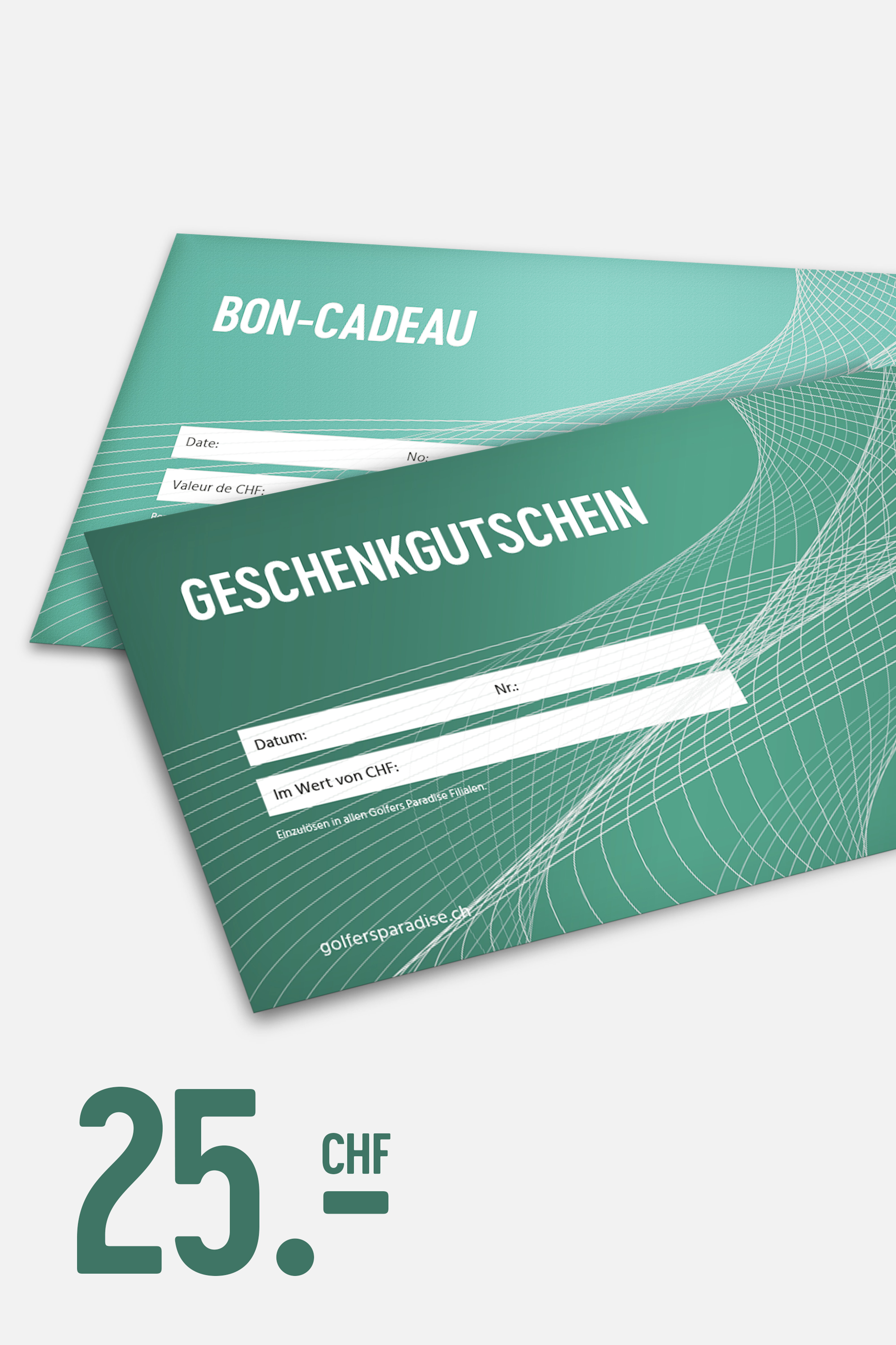 Geschenkgutschein 25 CHF