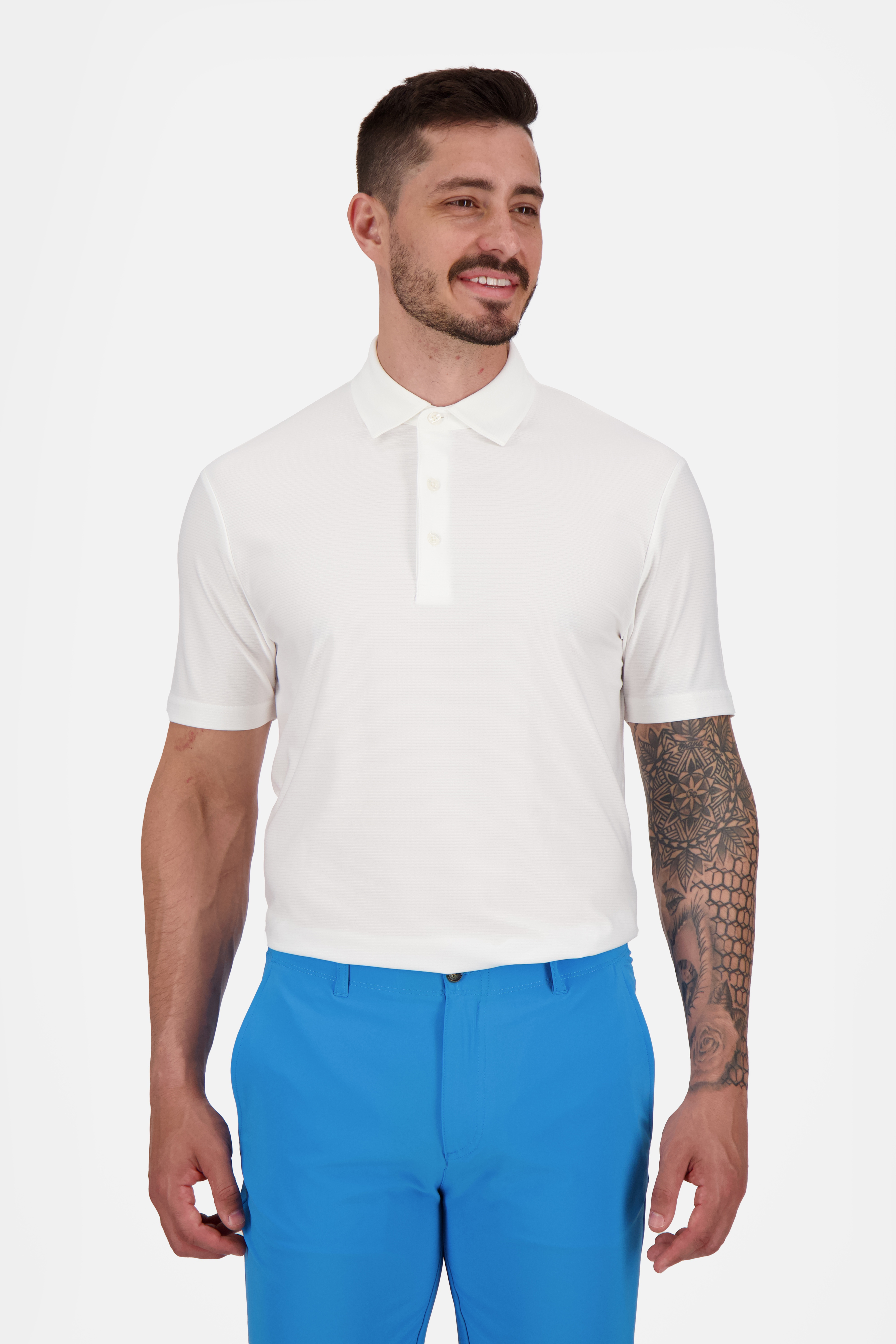 Solid Stripe Poloshirt