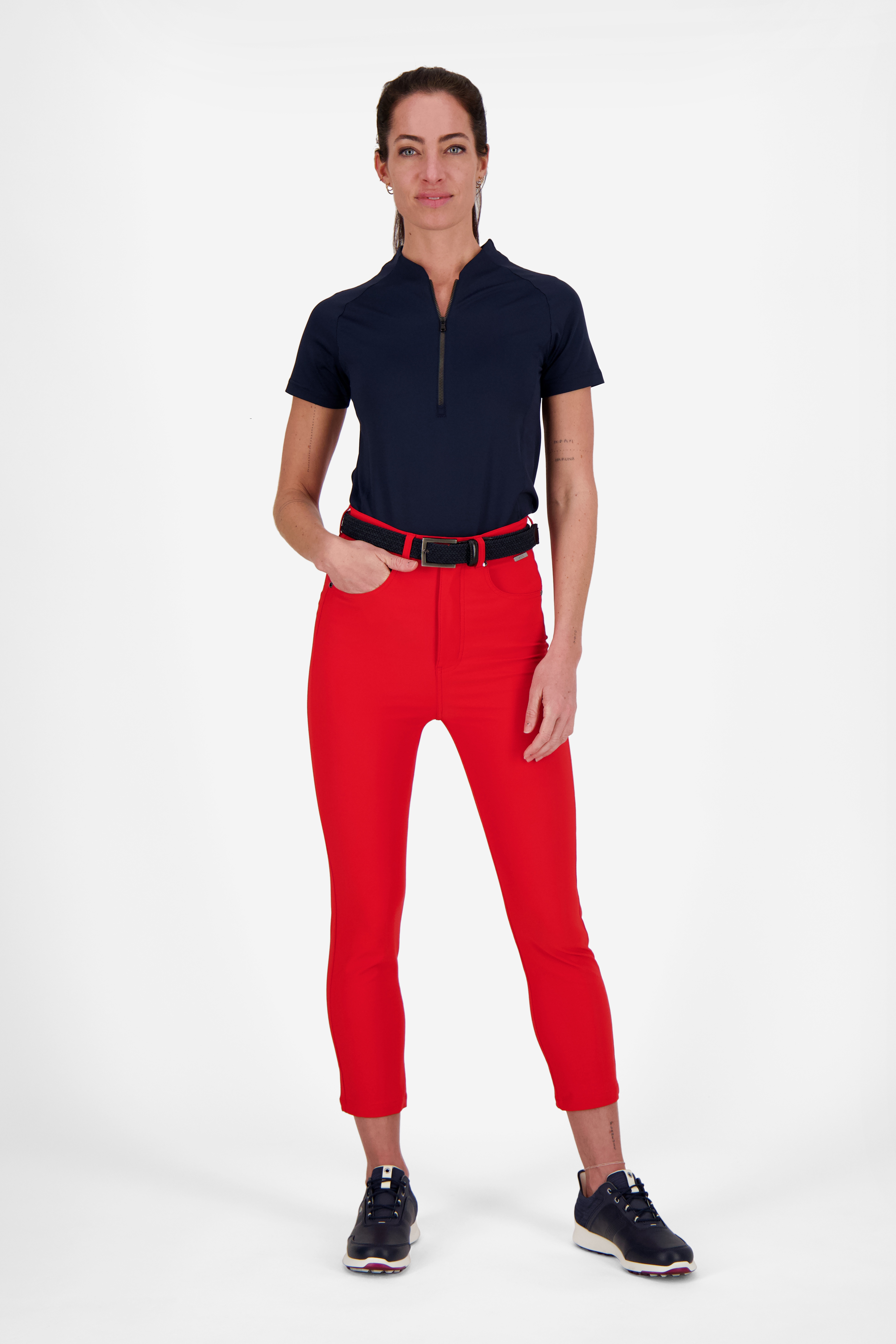 Jersey Zip Polo
