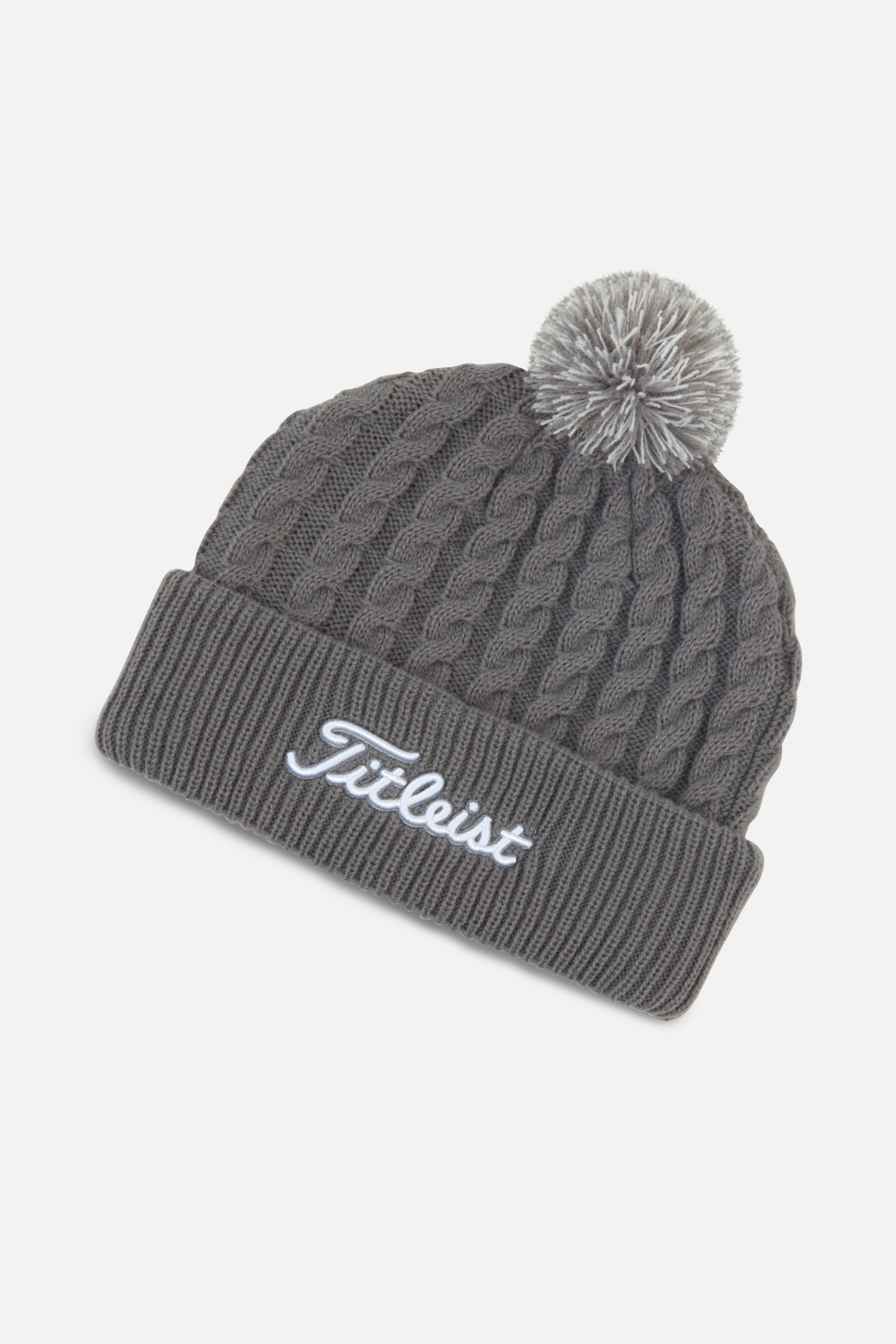 Mütze Cable Knit Pom Pom Mütze Cable Knit Pom Pom
