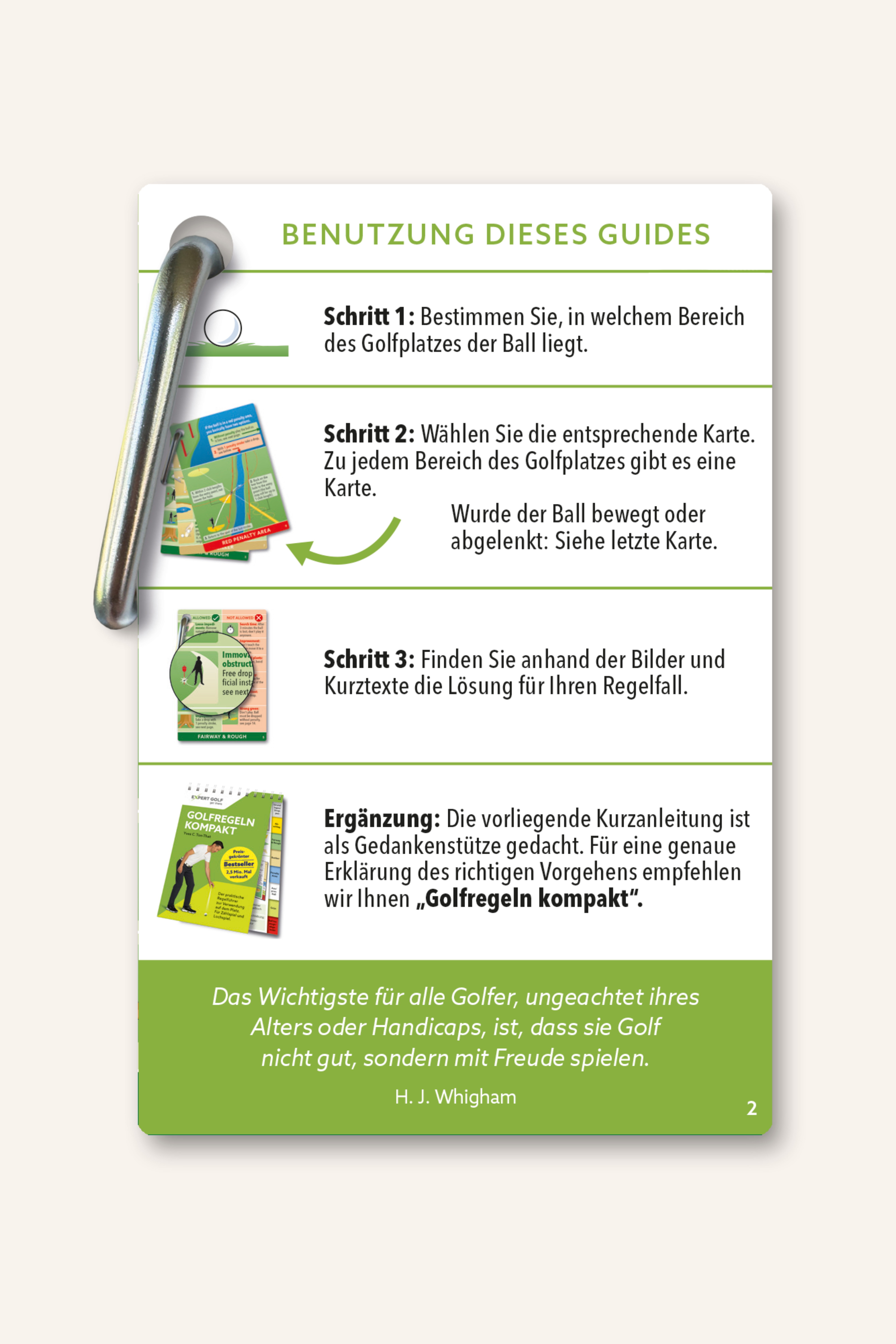 Golfregeln EXPRESS Deutsch 2023-2027