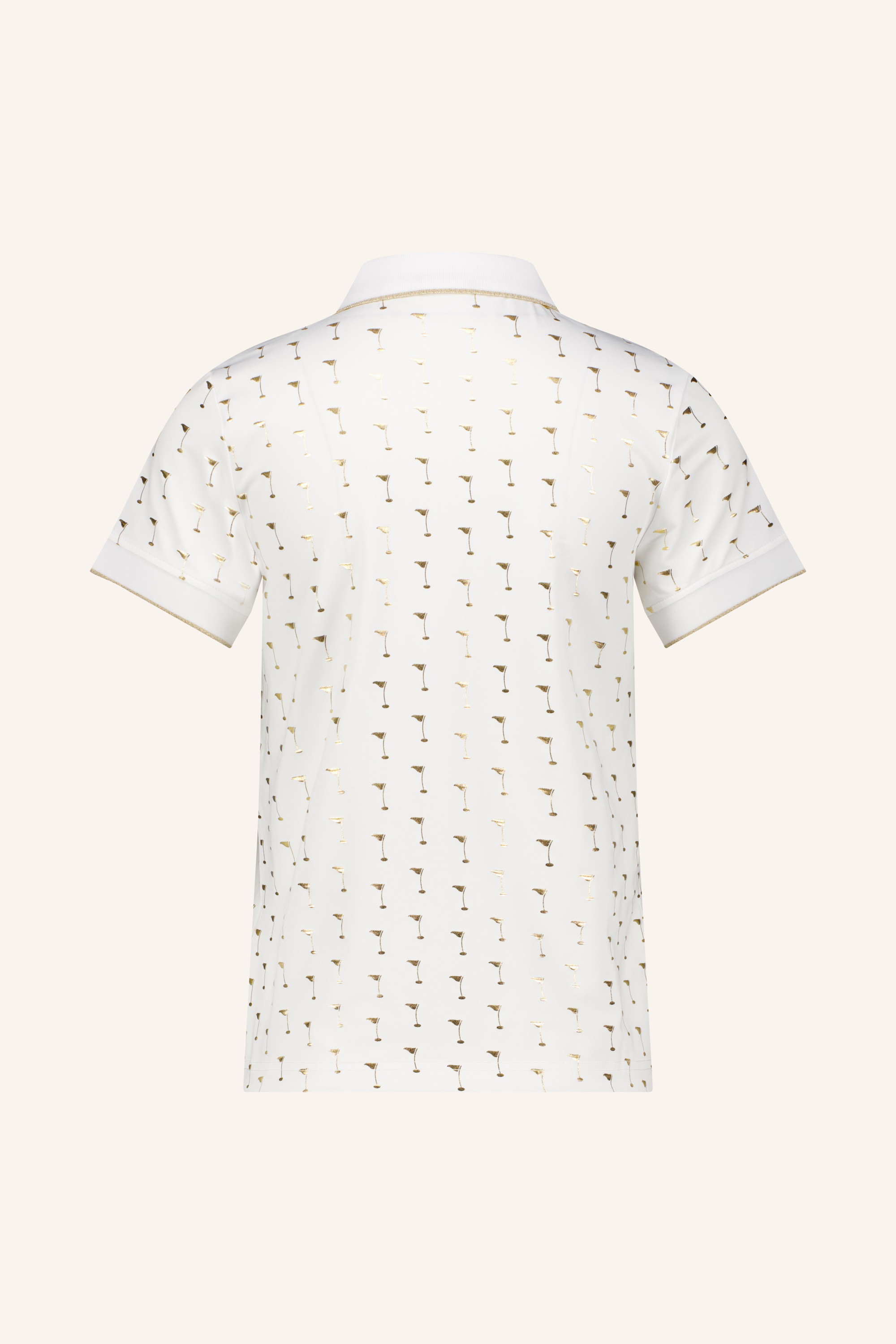 Short Sleeve Polo mit Golfprint