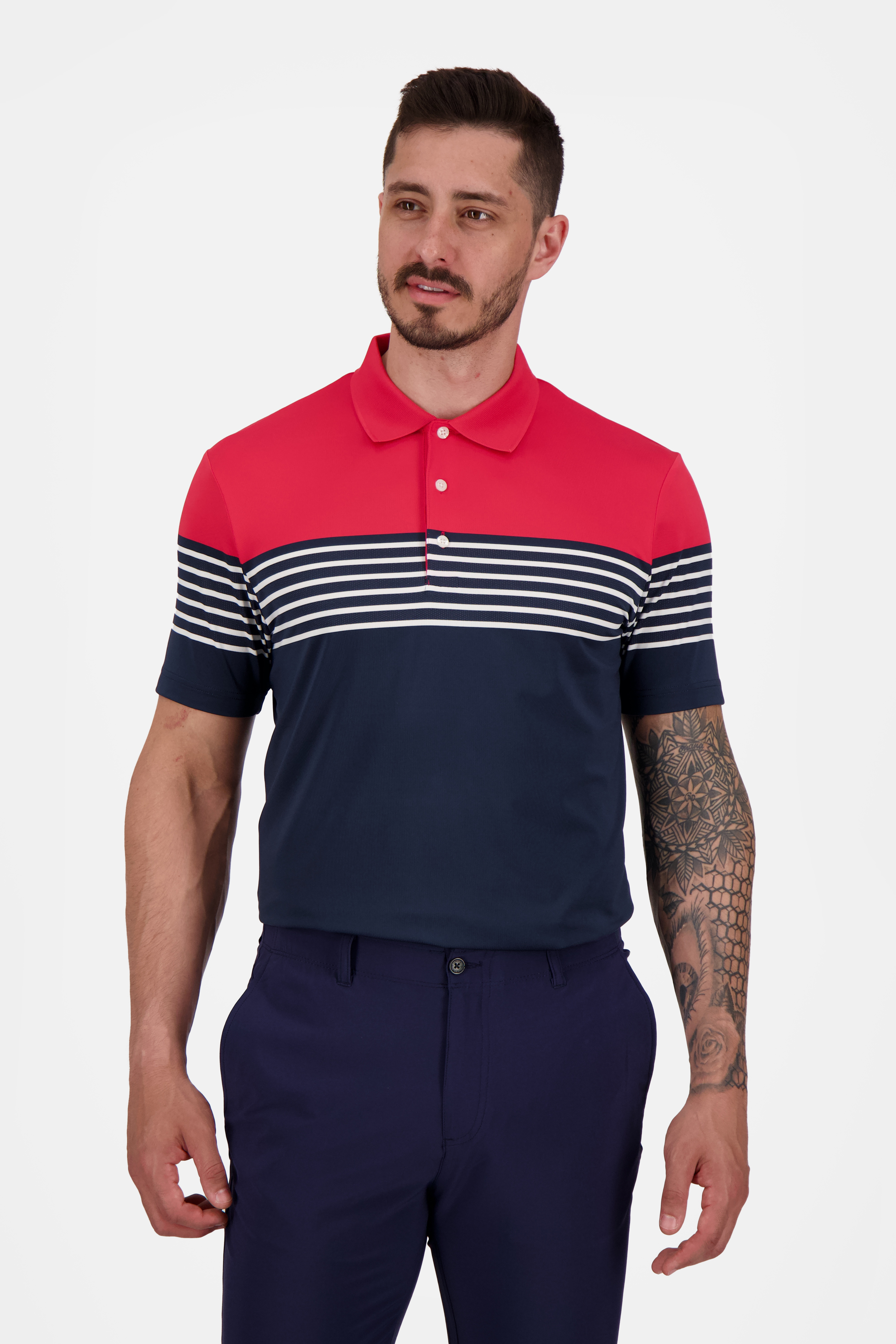 Chest Stripe Polo