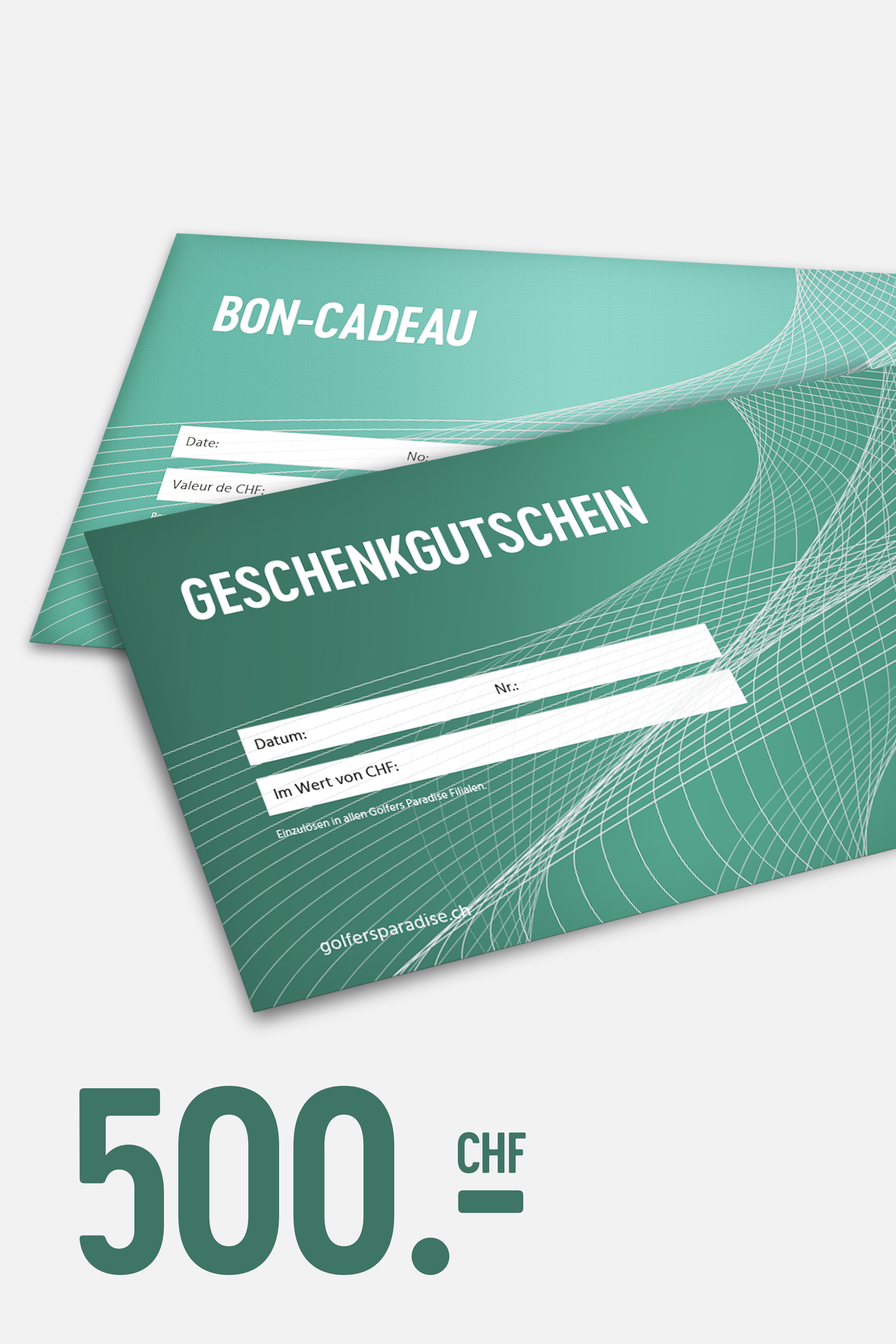 Geschenkgutschein 500 CHF