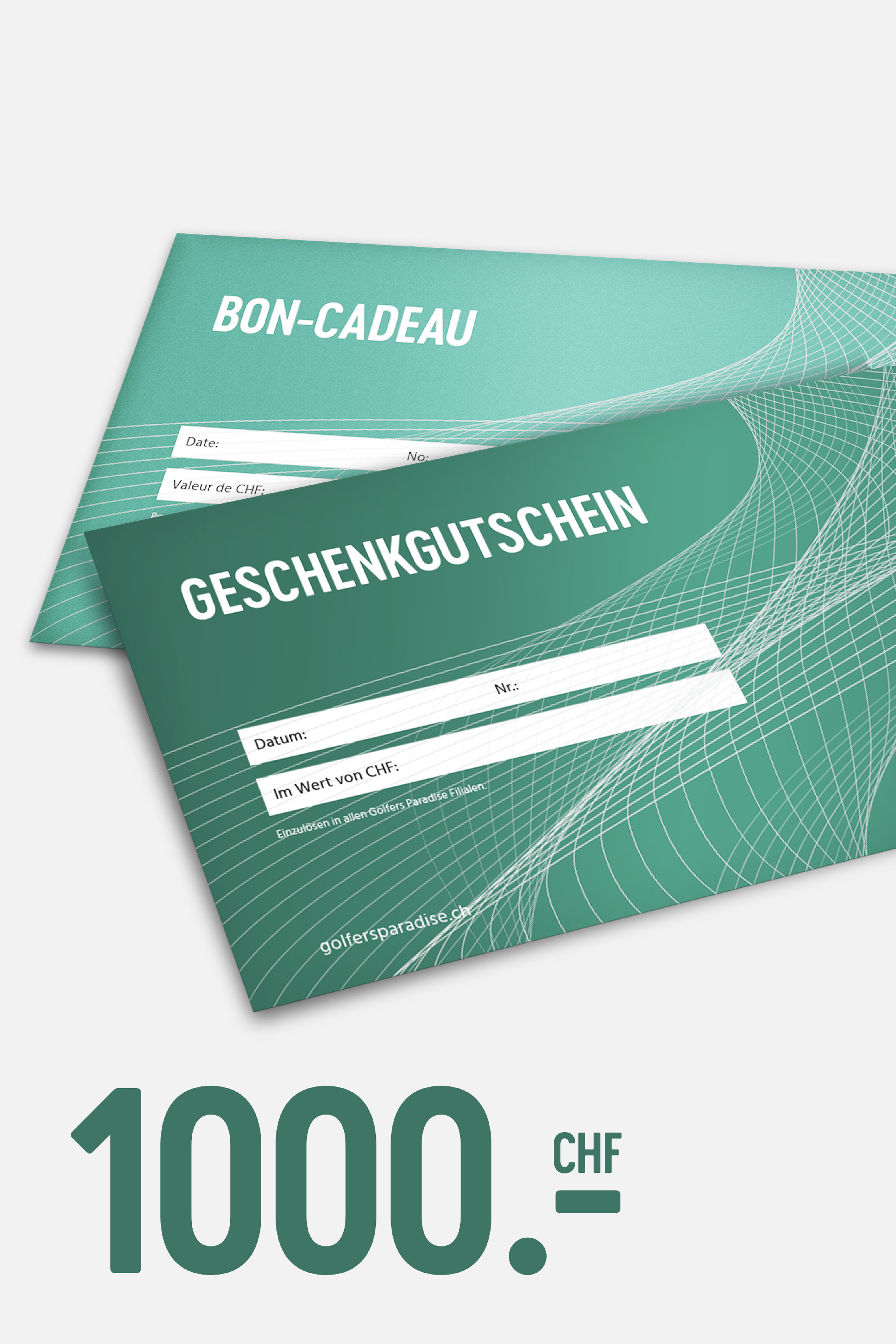 Geschenkgutschein 1000 CHF