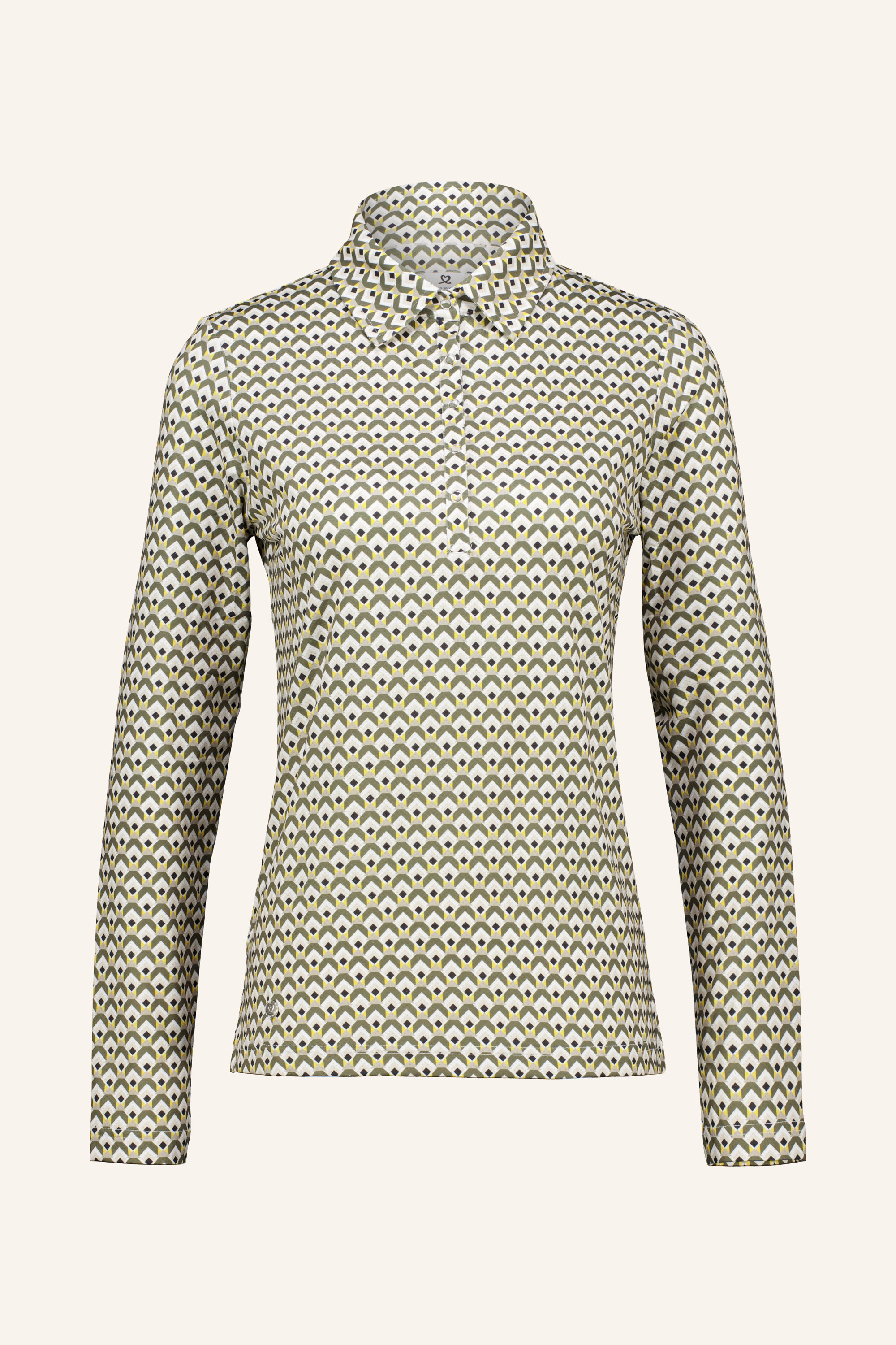 PRINTED AIR LS POLO SHIRT