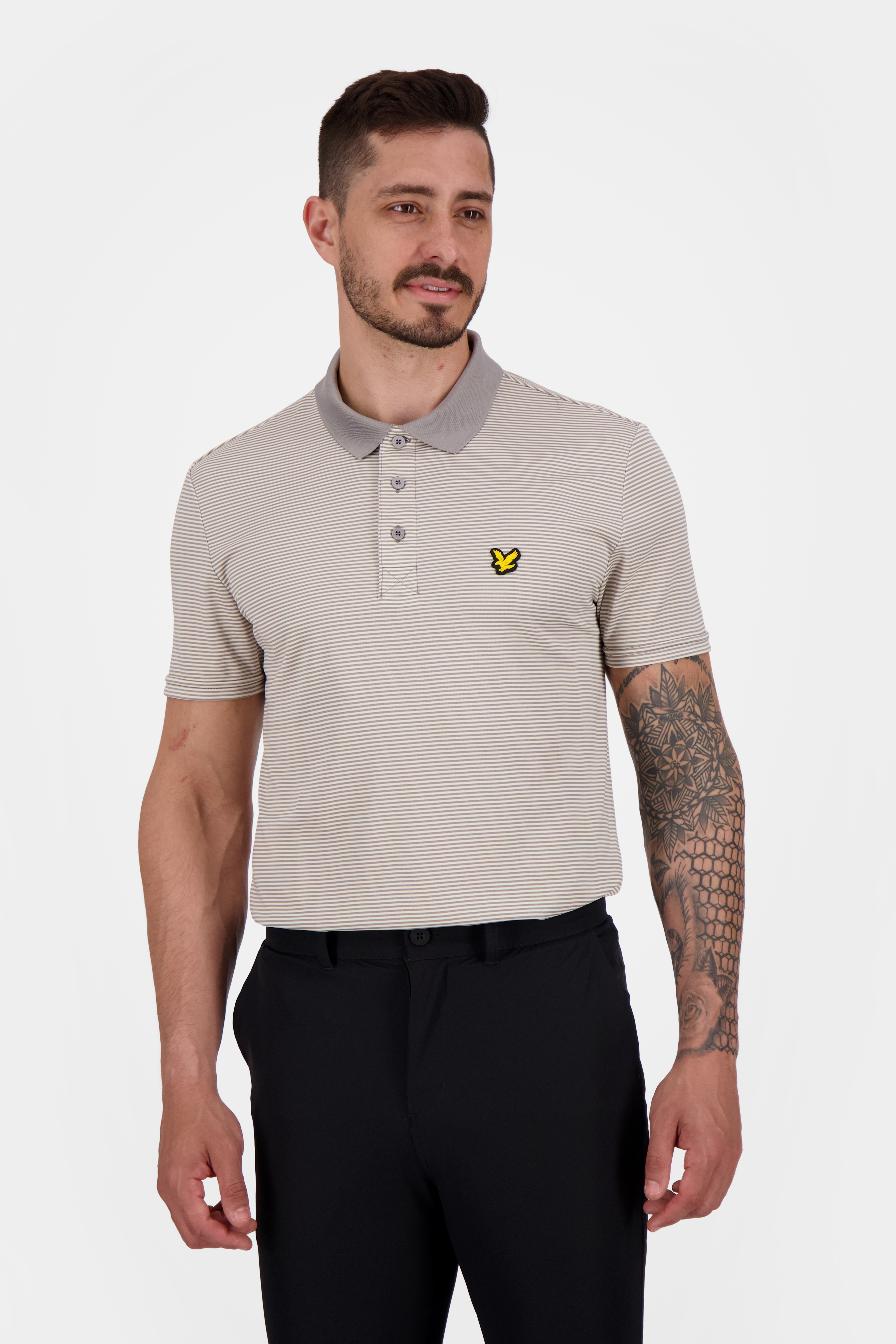 Light Microstripe Polo